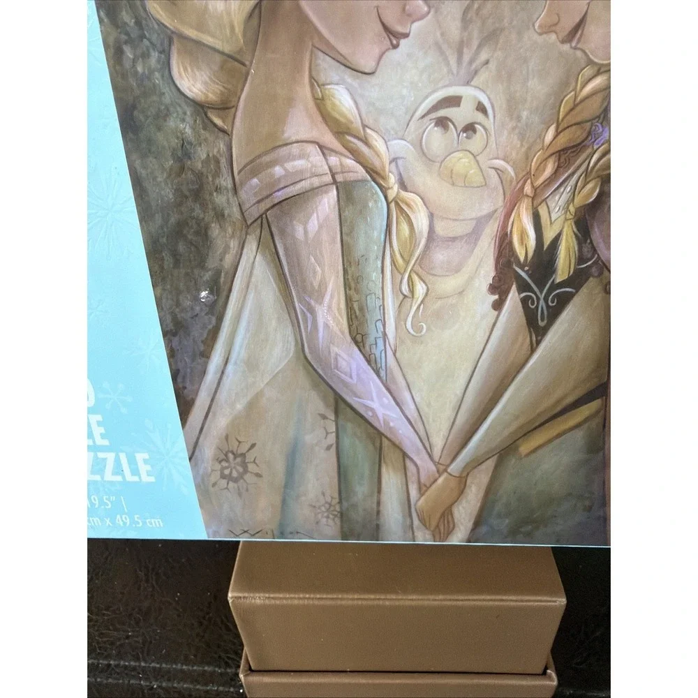 Disney Parks Frozen Anna Elsa Olaf 1000 Pc Jigsaw Puzzle Darren Wilson Sealed